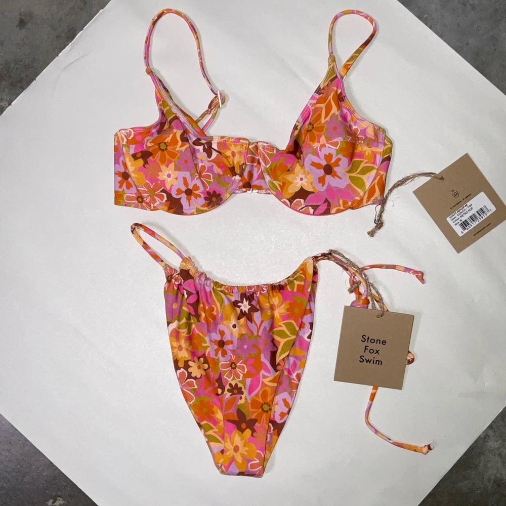 Stone Fox swim 2 piece bikini set